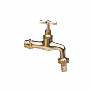 Heavy brass curved tap with...
