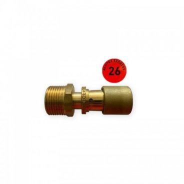 Male threaded fitting 26X3...