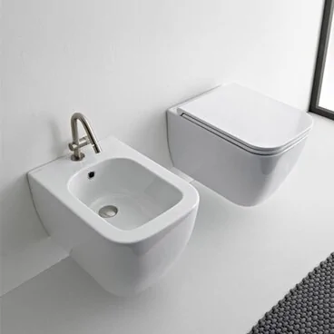 Wall-hung toilet without...
